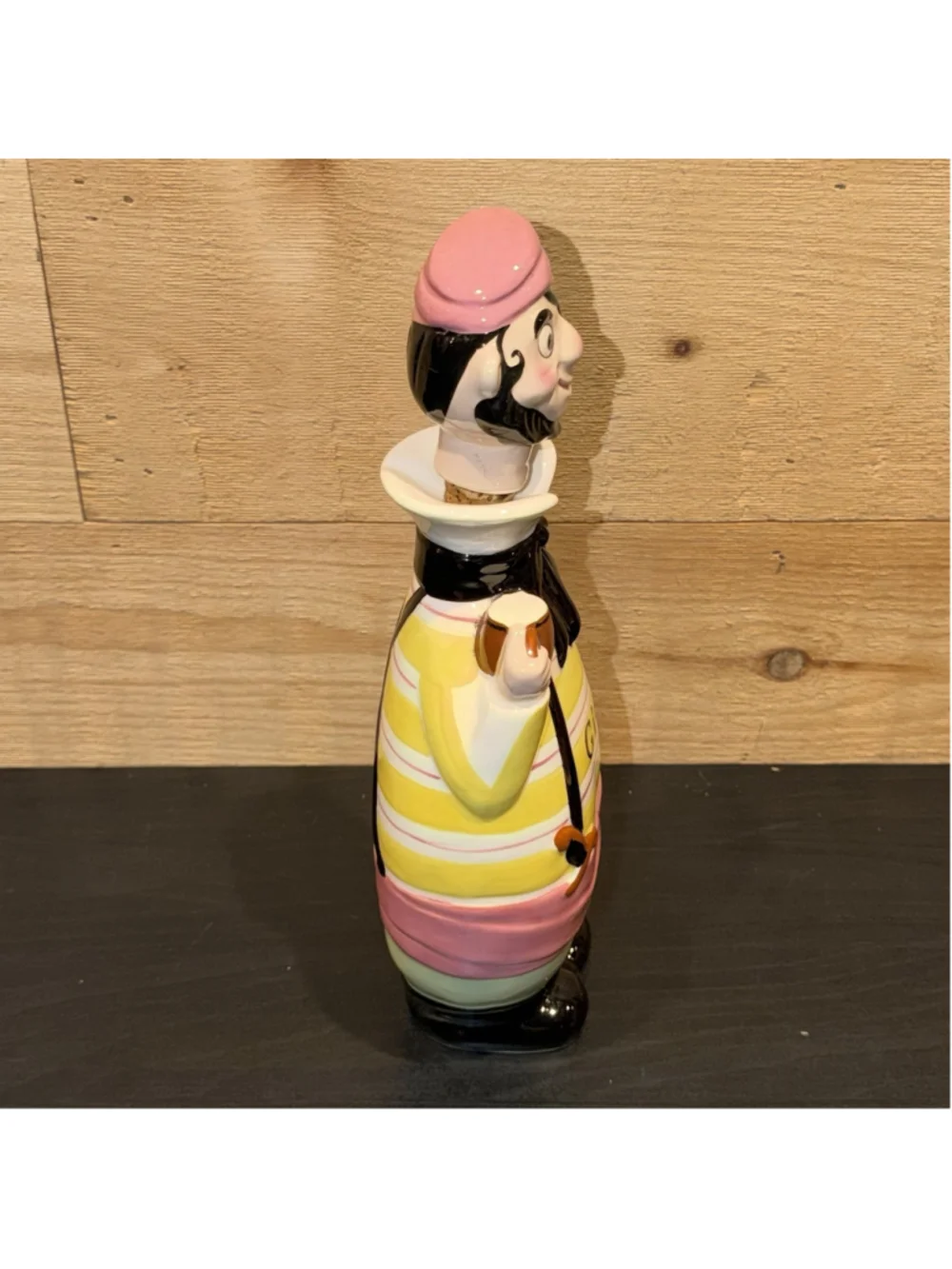 Lego Leo Goldman 1960 Kitschy Pirate Gin Bottle Decanter Japan MCM Rare Vtg Bar